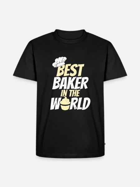 Baker Baking Bakery Crafts - Men's Premium Organic T-Shirt - black