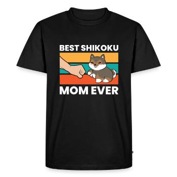 Meilleur Shikoku Maman Ever Kochi Ken Chien - T-shirt Premium bio Homme - noir - Devant - Nico (187cm)