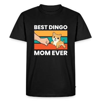 Dingo Dog Mama Australien Meilleur Dingo Mom Jamais - T-shirt Premium bio Homme - noir - Devant - Nico (187cm)