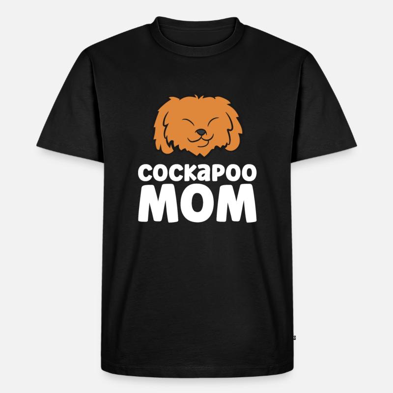 Cockapoo Dog Mama Cockapoo Mom - Men's Premium Organic T-Shirt - black