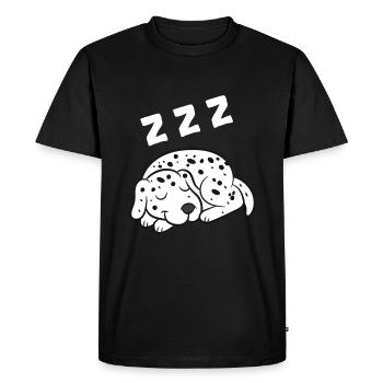 Pyjama dalmatien mignon chien dalmatien - T-shirt Premium bio Homme - noir - Devant - Nico (187cm)