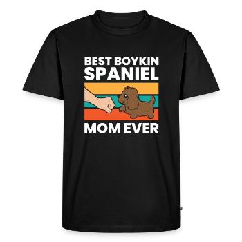 Best Boykin Spaniel Mom Ever - Men's Premium Organic T-Shirt - black - Front - Nico (187cm)