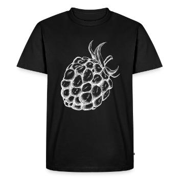 Framboise - T-shirt Premium bio Homme - noir - Devant - Nico (187cm)