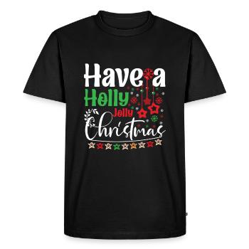 Saint Noël - T-shirt Premium bio Homme - noir - Devant - Nico (187cm)