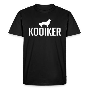 Kooiker race de chien Kooikerhondje chiens Wilsigns - T-shirt Premium bio Homme - noir - Devant - Nico (187cm)