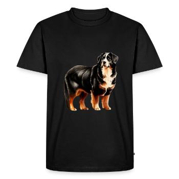 Chien de race Bouvier bernois - T-shirt Premium bio Homme - noir - Devant - Nico (187cm)