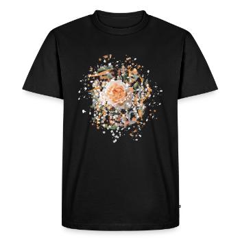 ROSE-rose-rose - T-shirt Premium bio Homme - noir - Devant - Nico (187cm)