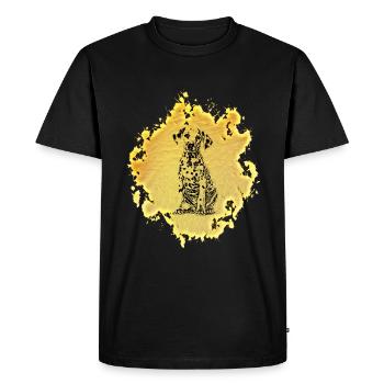 Dalmate - T-shirt Premium bio Homme - noir - Devant - Nico (187cm)
