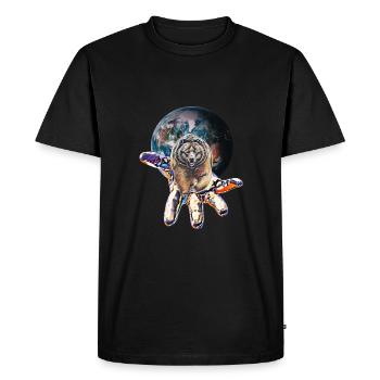 Grizzly - T-shirt Premium bio Homme - noir - Devant - Nico (187cm)