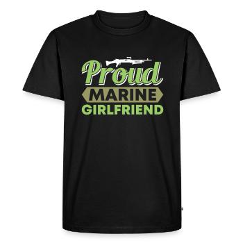 Soldier Bundeswehr Army Girlfriend Professional Soldier - Men's Premium Organic T-Shirt - black - Front - Nico (187cm)