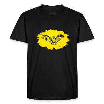 Chauve-souris - T-shirt Premium bio Homme - noir - Devant - Nico (187cm)