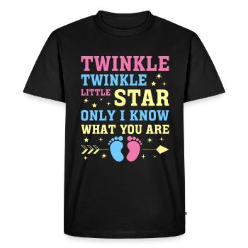 Twinkle Twinkle Little Star sexual partner - Men's Premium Organic T-Shirt - black - Front - Nico (187cm)