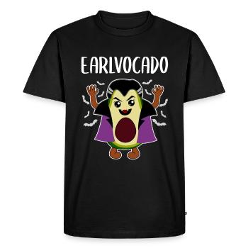 Avocat Vampire Drôle de Légume Fruit Cadeau - T-shirt Premium bio Homme - noir - Devant - Nico (187cm)