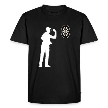 Darts Darts Player Darts Game Darts Darts Fan Cadeau - T-shirt Premium bio Homme - noir - Devant - Nico (187cm)