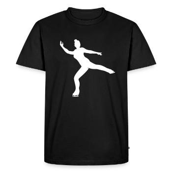 Patinage artistique Patinage artistique Patinage sur glace Cadeau - T-shirt Premium bio Homme - noir - Devant - Nico (187cm)