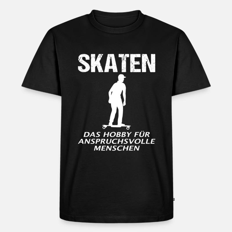 Elektro-Skateboard Spruch E-Skateboard Geschenk - Männer Premium Bio T-Shirt - Schwarz