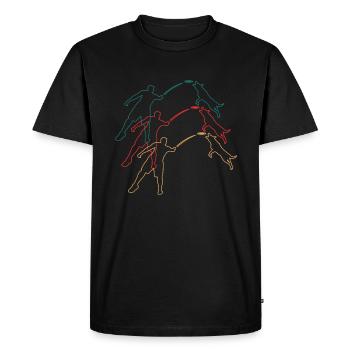 Dog Training Dog Trainer Retro Vintage Gift - Men's Premium Organic T-Shirt - black - Front - Nico (187cm)