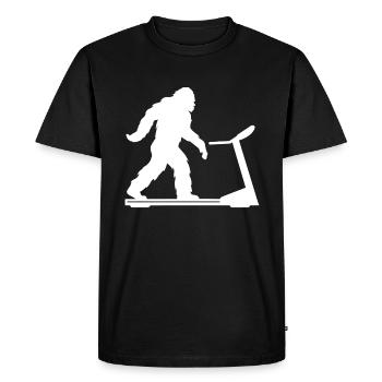 Dynamique de mouvement Bigfoot légendaire - T-shirt Premium bio Homme - noir - Devant - Nico (187cm)