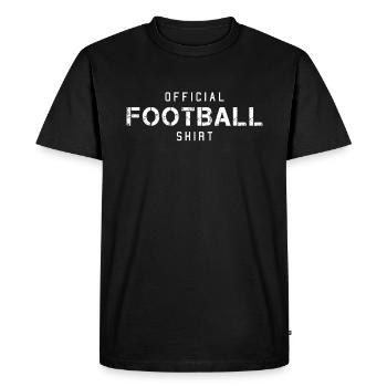Maillot officiel de football américain - T-shirt Premium bio Homme - noir - Devant - Nico (187cm)