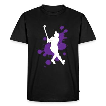 Creative Paint Splashes Art Explosion - Men's Premium Organic T-Shirt - black - Front - Nico (187cm)