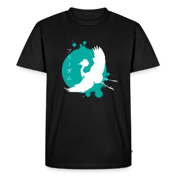 Crane Dynamics & Characters Art - Men's Premium Organic T-Shirt - black - Front - Nico (187cm)