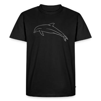 Underwater Ocean Sea Animals Gift - Men's Premium Organic T-Shirt - black - Front - Nico (187cm)