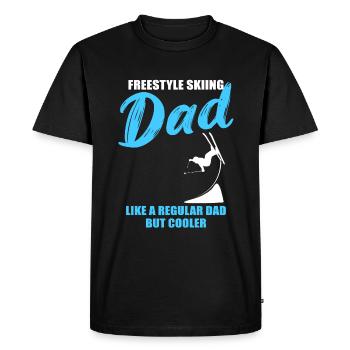 Freestyle Dad - Men's Premium Organic T-Shirt - black - Front - Nico (187cm)