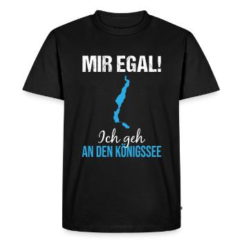 Décision Königssee - Faites-le ! - T-shirt Premium bio Homme - noir - Devant - Nico (187cm)