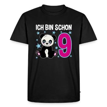 Nine Years – Panda Groove - Men's Premium Organic T-Shirt - black - Front - Nico (187cm)