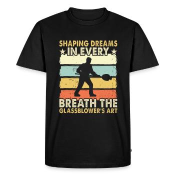 Glass apparatus constructionGlass blowers and glass apparatus manufacturers - Men's Premium Organic T-Shirt - black - Front - Nico (187cm)