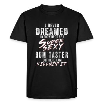 Super Sexy rhum dégustation rhum dégustation cadeau - T-shirt Premium bio Homme - noir - Devant - Nico (187cm)