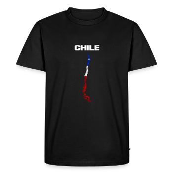 Chili - T-shirt Premium bio Homme - noir - Devant - Nico (187cm)