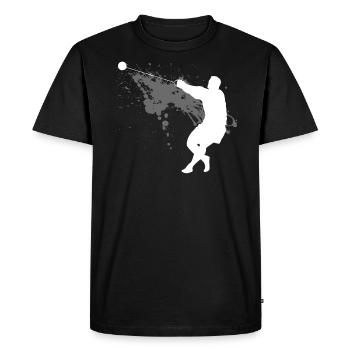 Lancer de marteau lancer de marteau cadeau d'athlétisme lourd - T-shirt Premium bio Homme - noir - Devant - Nico (187cm)