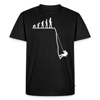 Cadeau canyoning gorges canyoning - T-shirt Premium bio Homme - noir - Devant - Nico (187cm)