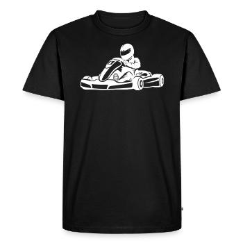 Kart kart karting cadeau - T-shirt Premium bio Homme - noir - Devant - Nico (187cm)