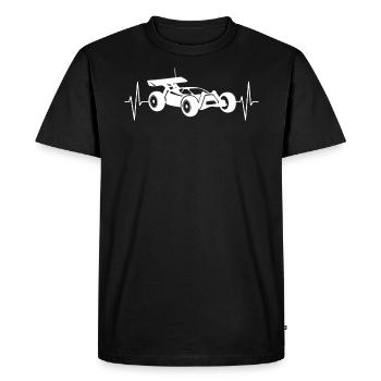 RC Voiture voiture modèle cadeau - T-shirt Premium bio Homme - noir - Devant - Nico (187cm)