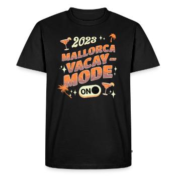 Majorque Vacances en famille 2023 Palma de Majorque (Garantie du prix le plus bas) - T-shirt Premium bio Homme - noir - Devant - Nico (187cm)