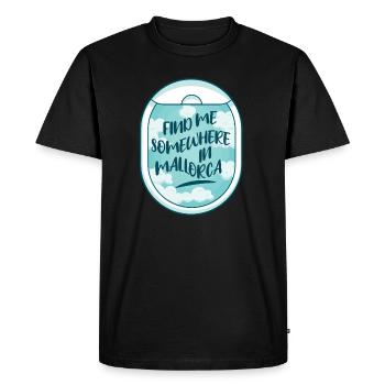Palma de Majorque Voyage en Espagne Majorque - T-shirt Premium bio Homme - noir - Devant - Nico (187cm)