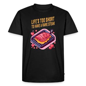 Summer Outdoors Grilling BBQ Outdoor BBQ Skewer - Men's Premium Organic T-Shirt - black - Front - Nico (187cm)