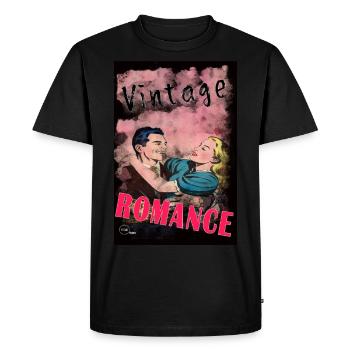 VINTAGE ROMANCE 2 By Yume Origins - Men's Premium Organic T-Shirt - black - Front - Nico (187cm)
