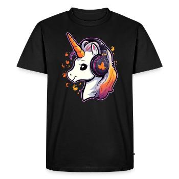 October Season Halloween Unicron Dj Halloween - Men's Premium Organic T-Shirt - black - Front - Nico (187cm)