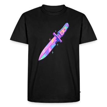 Festival de magie EDM Rave DJ - T-shirt Premium bio Homme - noir - Devant - Nico (187cm)