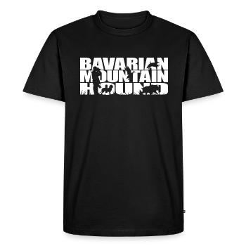 BAVARIAN MOUNTAIN HOUND Hunting Dogs Hunting Wilsigns - Men's Premium Organic T-Shirt - black - Front - Nico (187cm)