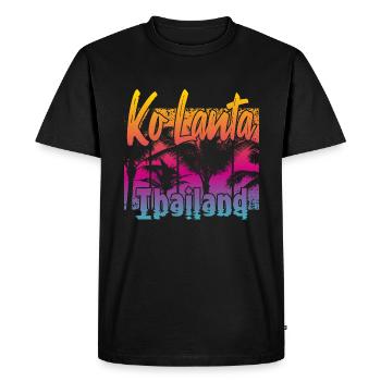 Ko Lanta Thaïlande - T-shirt Premium bio Homme - noir - Devant - Nico (187cm)