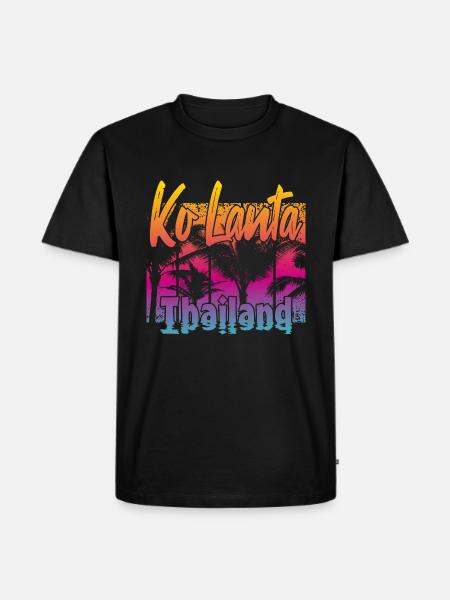 Ko Lanta Thailand - Men's Premium Organic T-Shirt - black