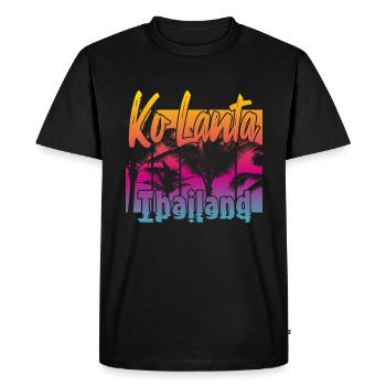 Ko Lanta Thaïlande - T-shirt Premium bio Homme - noir - Devant - Nico (187cm)