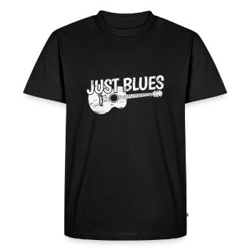 Just Blues Music Trumpet Chicago Blues - T-shirt Premium bio Homme - noir - Devant - Nico (187cm)