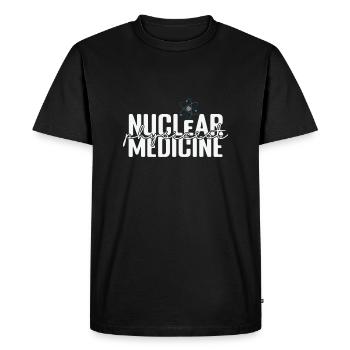 Études de médecine du physicien nucléaire - T-shirt Premium bio Homme - noir - Devant - Nico (187cm)