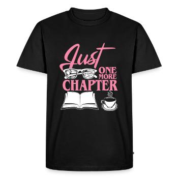 Book Just One More Chapter - Men's Premium Organic T-Shirt - black - Front - Nico (187cm)