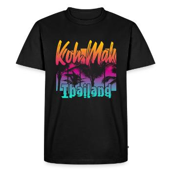 Koh Mak Thaïlande - T-shirt Premium bio Homme - noir - Devant - Nico (187cm)